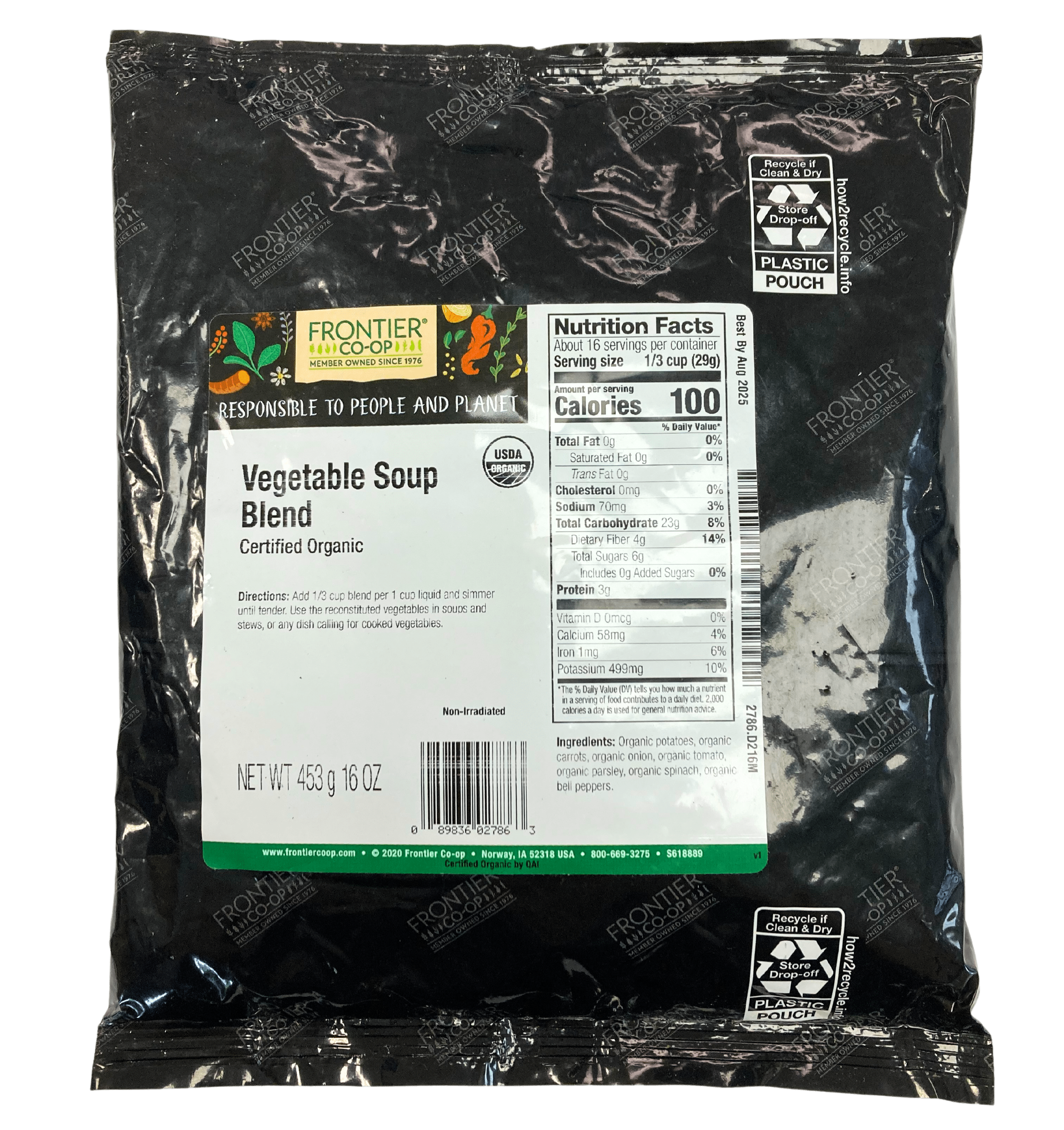 Vegetable Blend For Soup, Organic by Country Life Natural Foods