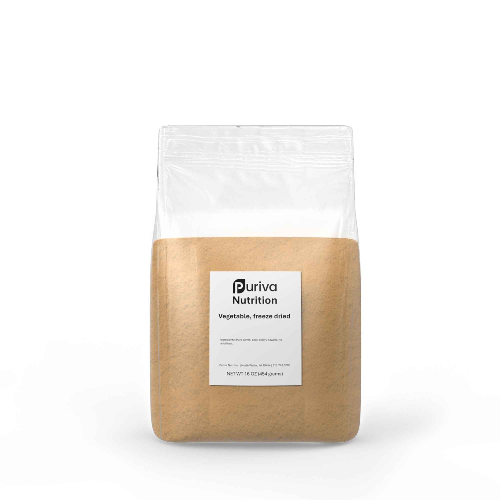 Vegetable powder, 1 pound, Puriva Nutrition by Puriva Nutrition