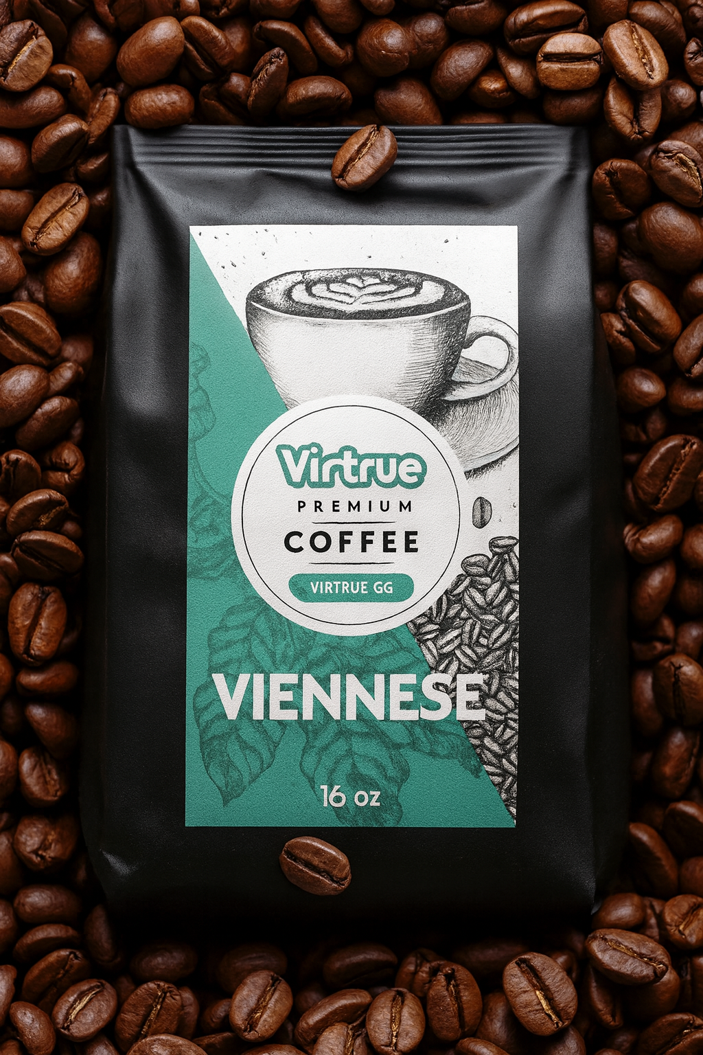 Medium-Dark Roast Coffee – 16oz | Balanced, Small Batch, Expertly Roasted