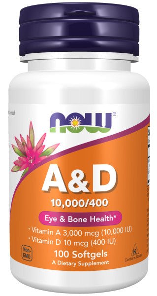 Vitamin A & D 10,000/400 IU by Country Life Natural Foods
