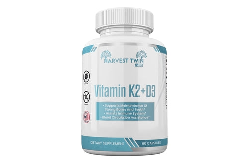 Vitamin D3 K2 Supplement - Bone Health, Heart & Immune Support