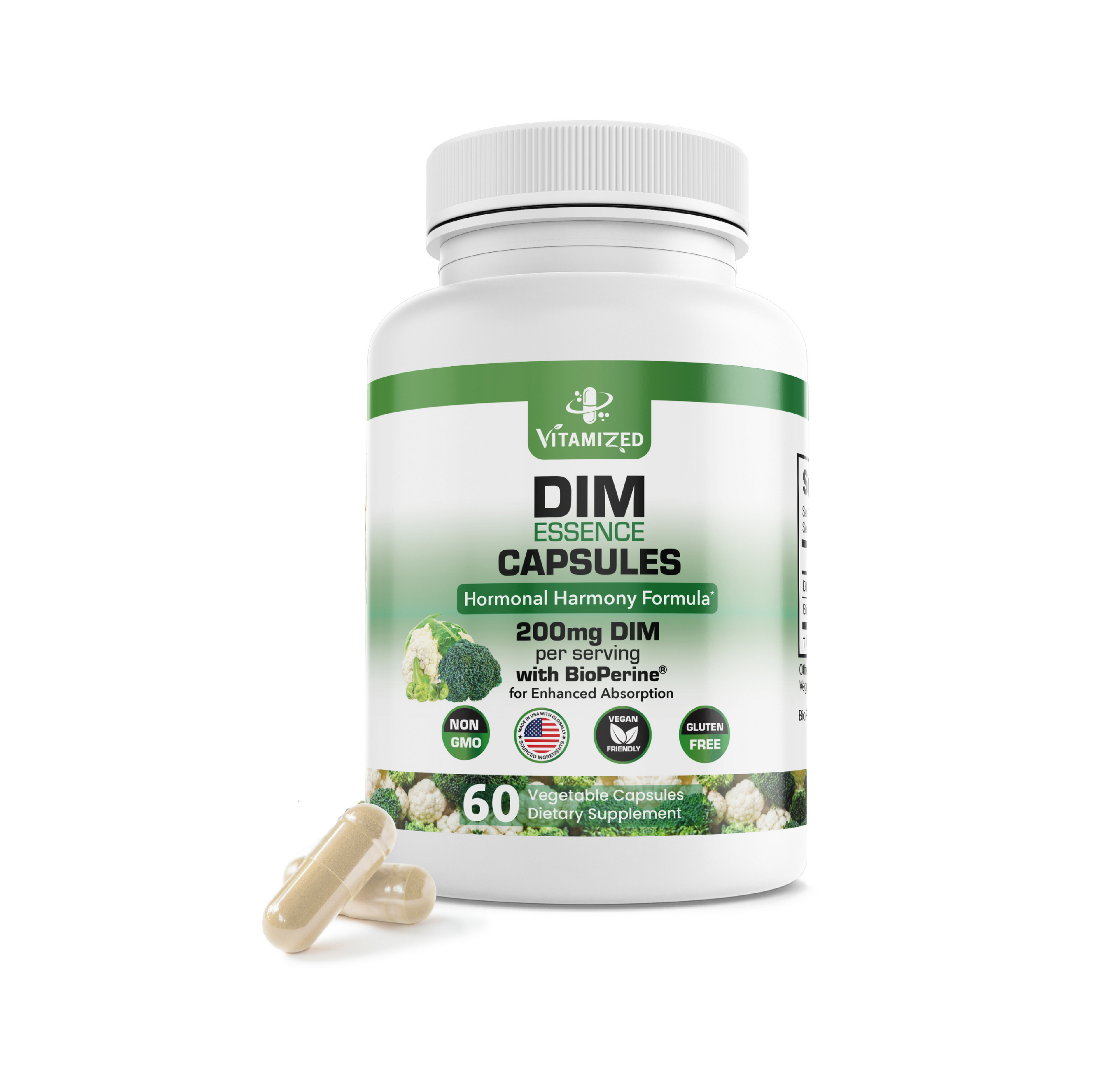 DIM Estrogen Supplement - Hormone Balance, Skin Health, and Menopause Support | Vitamized DestGlow