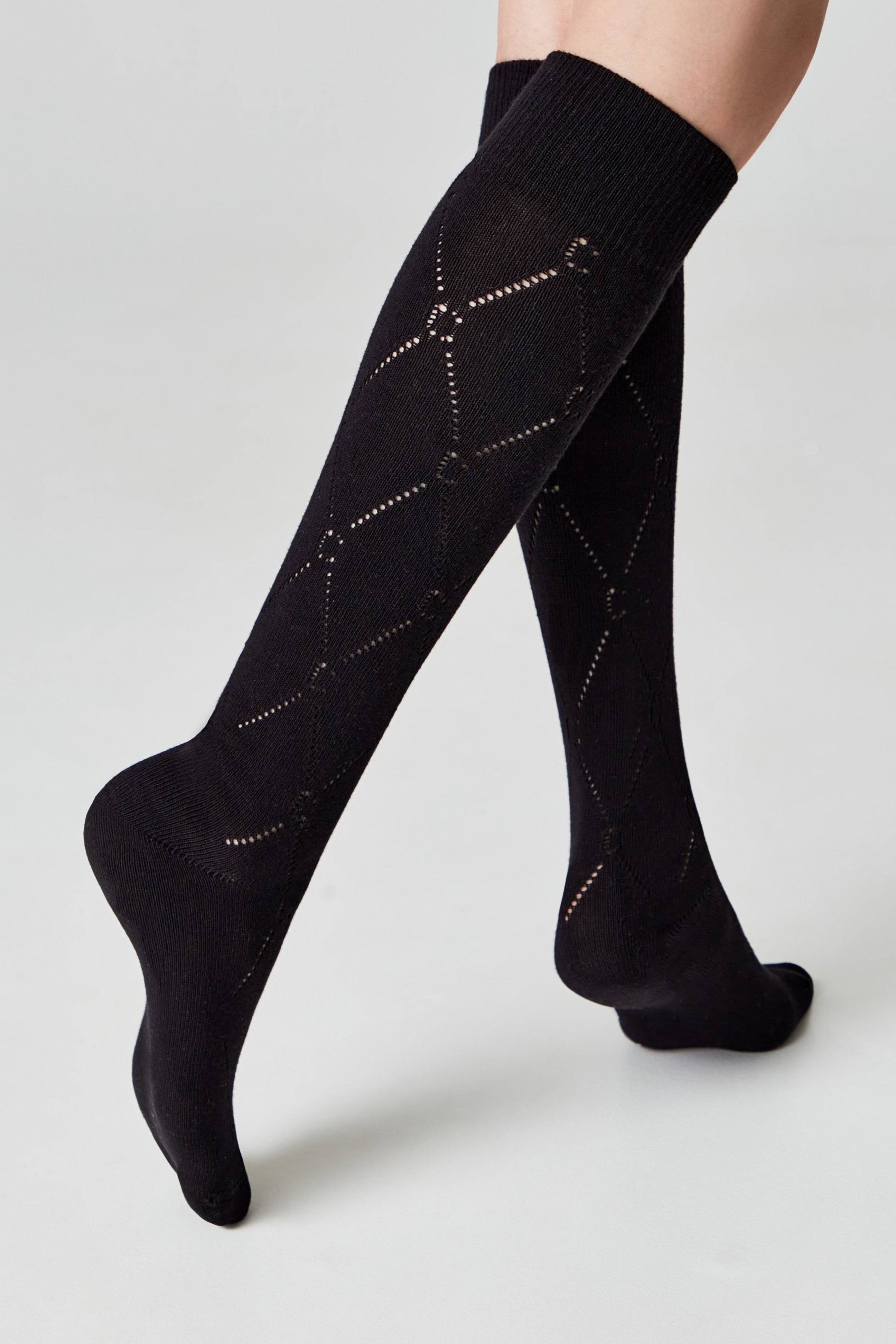 Cotton Knee Highs Conte Classic 007 DestGlow