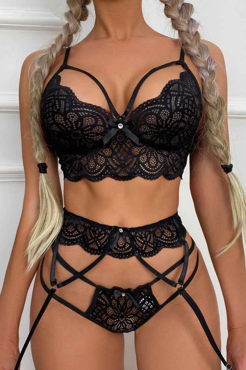 Sassy and Strappy Bra Set