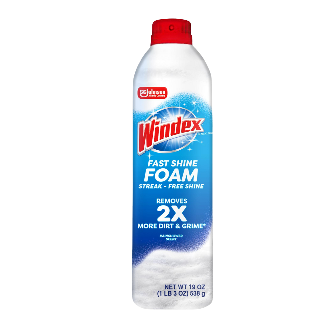 Windex Glass & Surface Foam Cleaner, 19?oz
