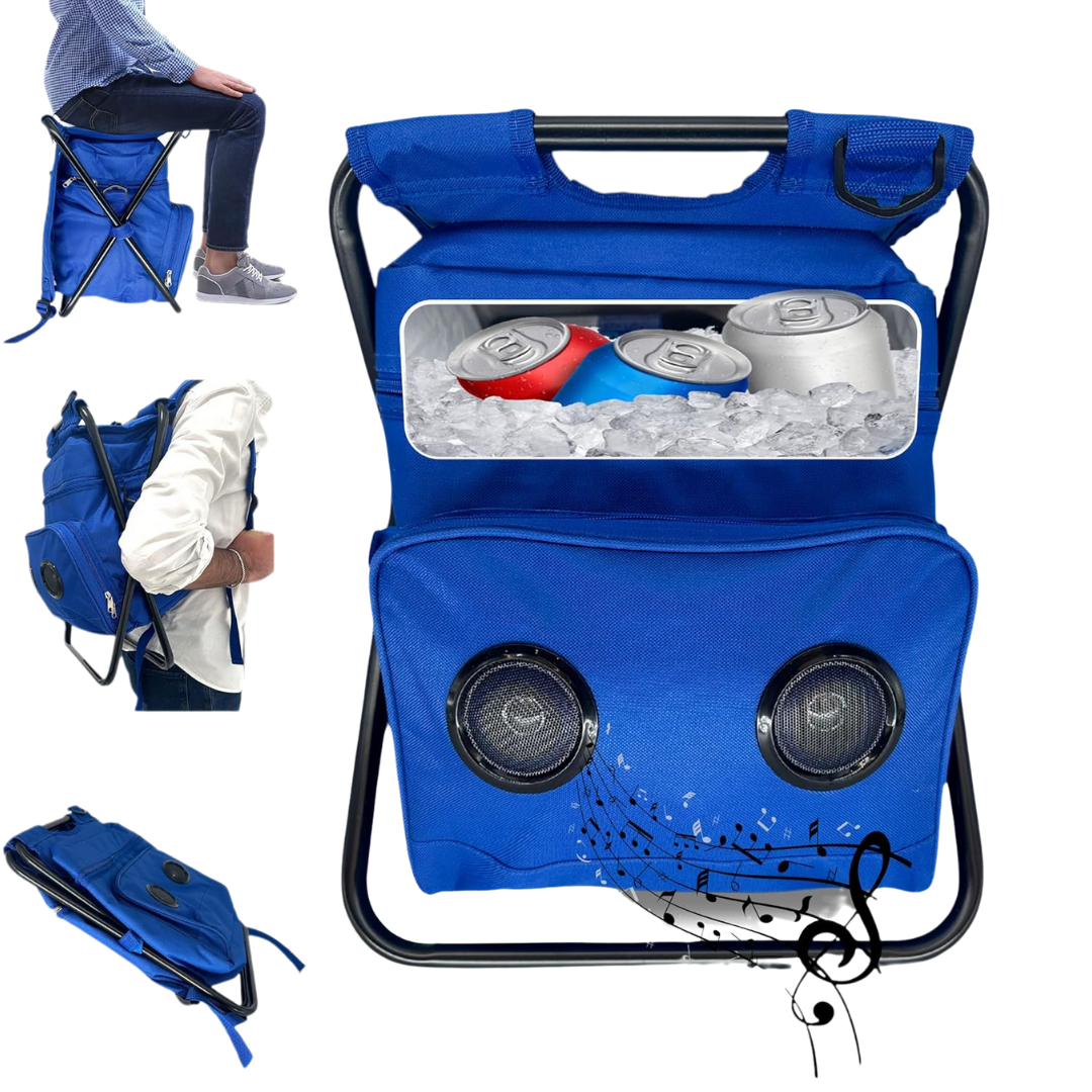 Wireless Speaker Cooler Chair Backpack (Portable) DestGlow