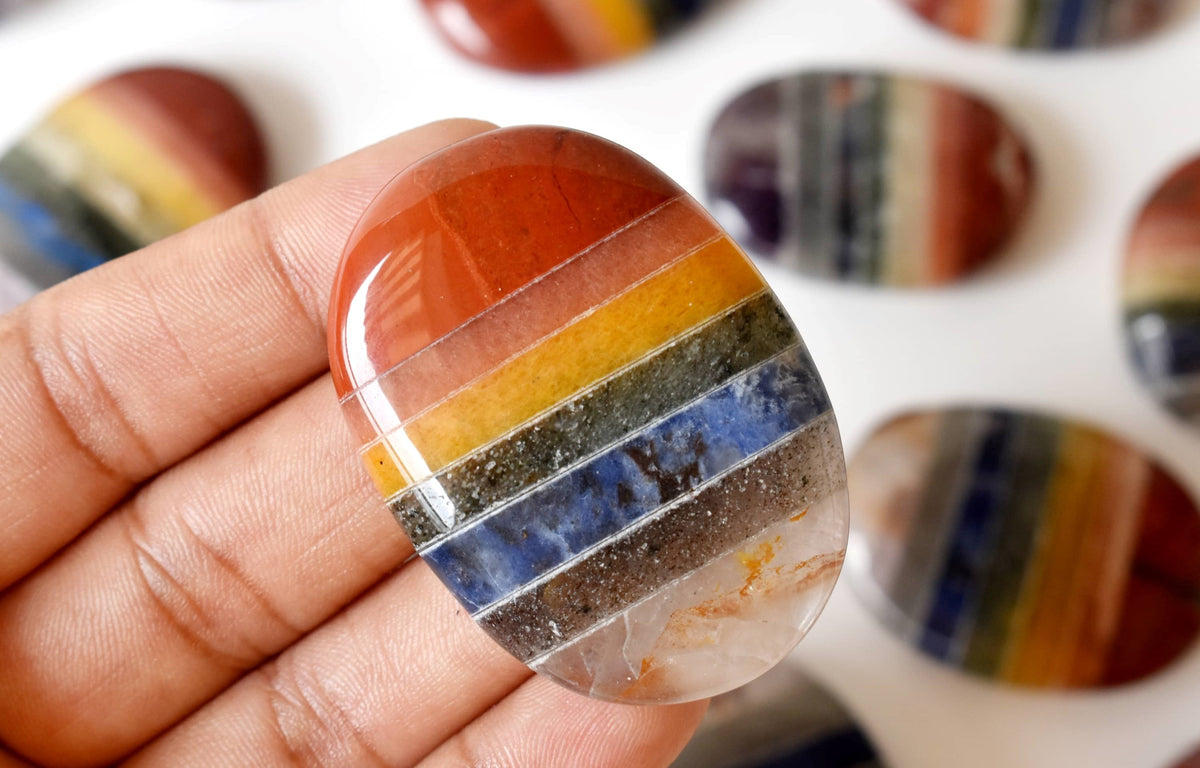 Chakra Bonded Pocket Stones. DestGlow