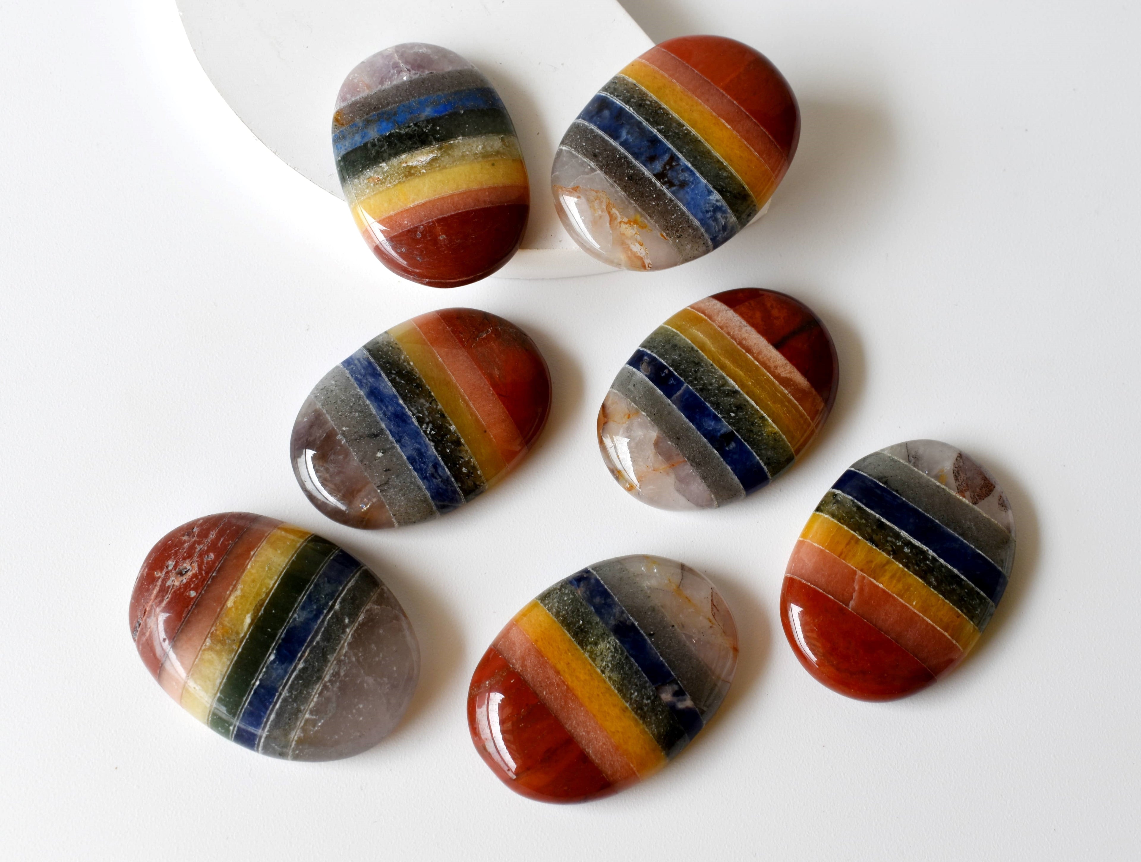 Chakra Bonded Pocket Stones. DestGlow