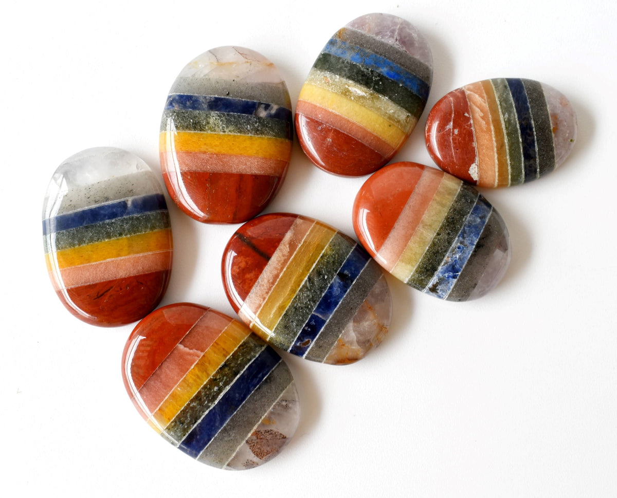 Chakra Bonded Pocket Stones. DestGlow