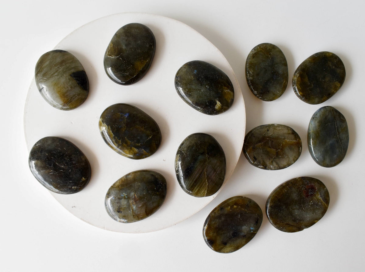 Labradorite Pocket Stones (Synchronicity and Protection) DestGlow