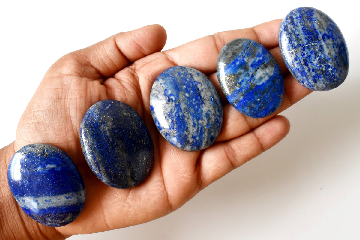 Lapis Lazuli Pocket Stones (Grounding and Protection) DestGlow