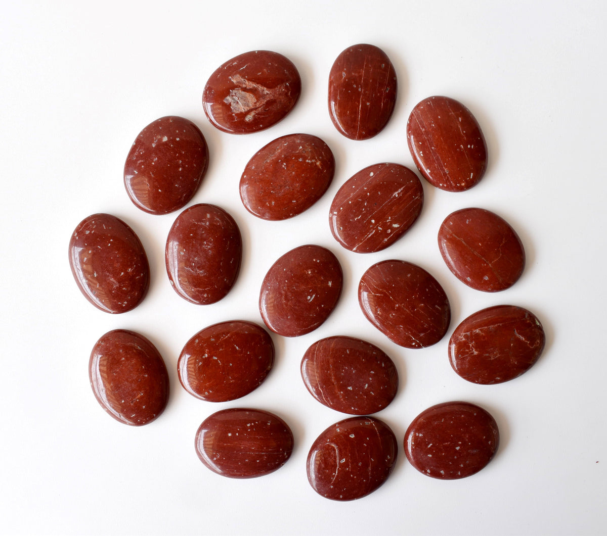 Red Jasper Pocket Stones (Generosity and Balance) DestGlow