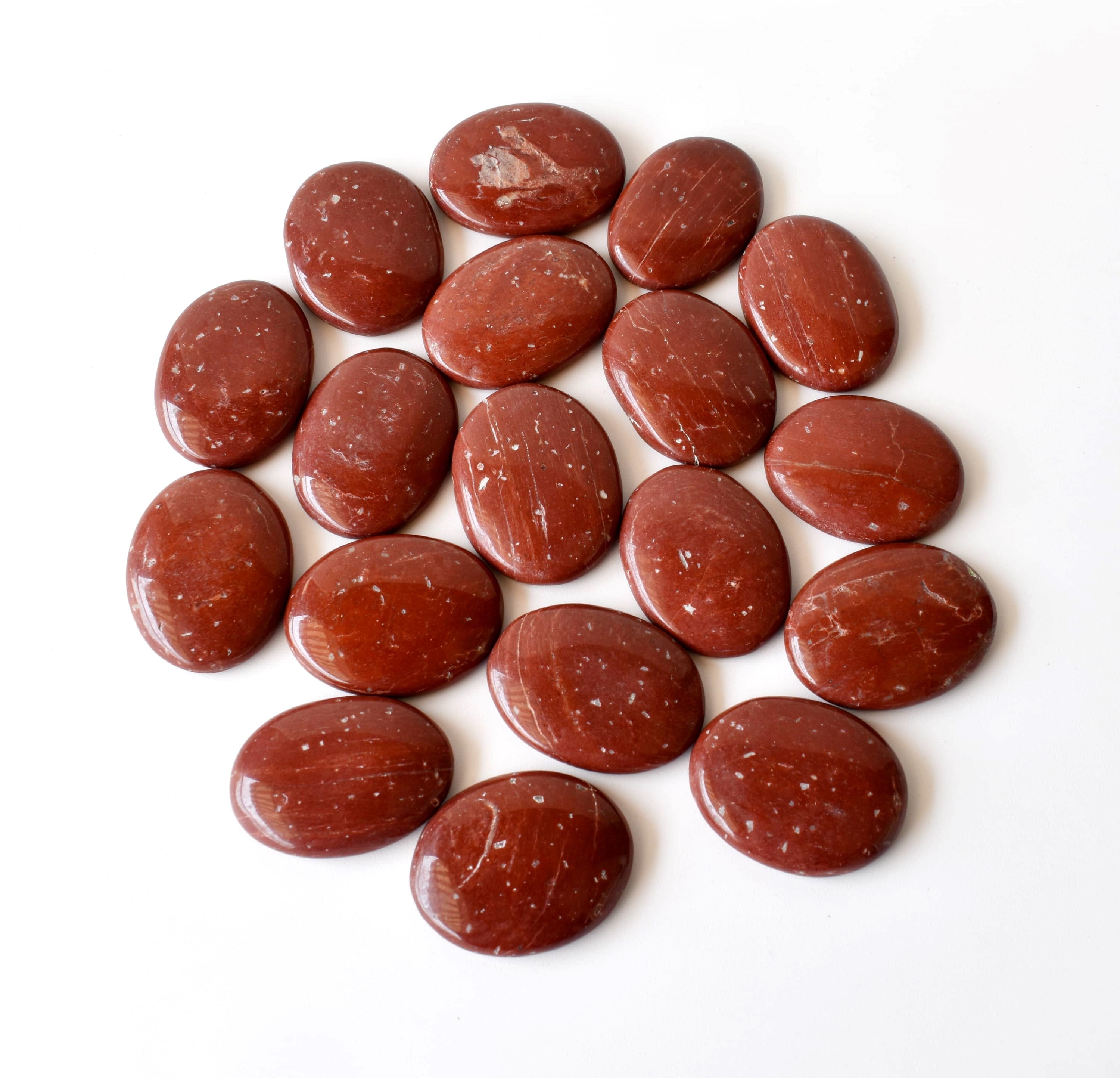 Red Jasper Pocket Stones (Generosity and Balance) DestGlow