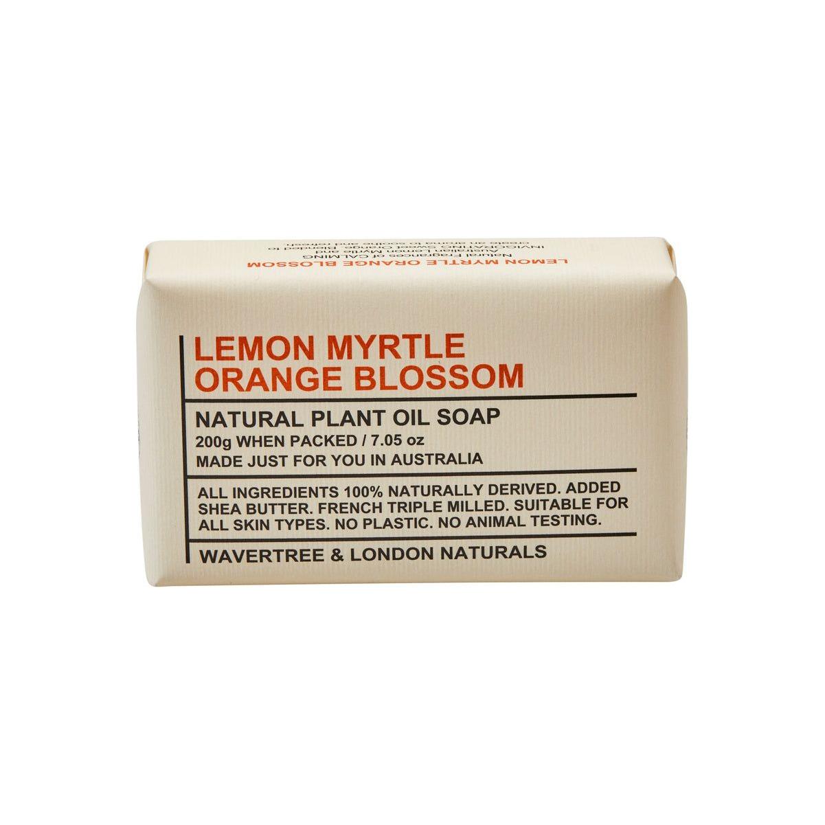 Wavertree & London Lemon Myrtle Orange Blossom Natural Soap 7 Oz by Pasteur Pharmacy