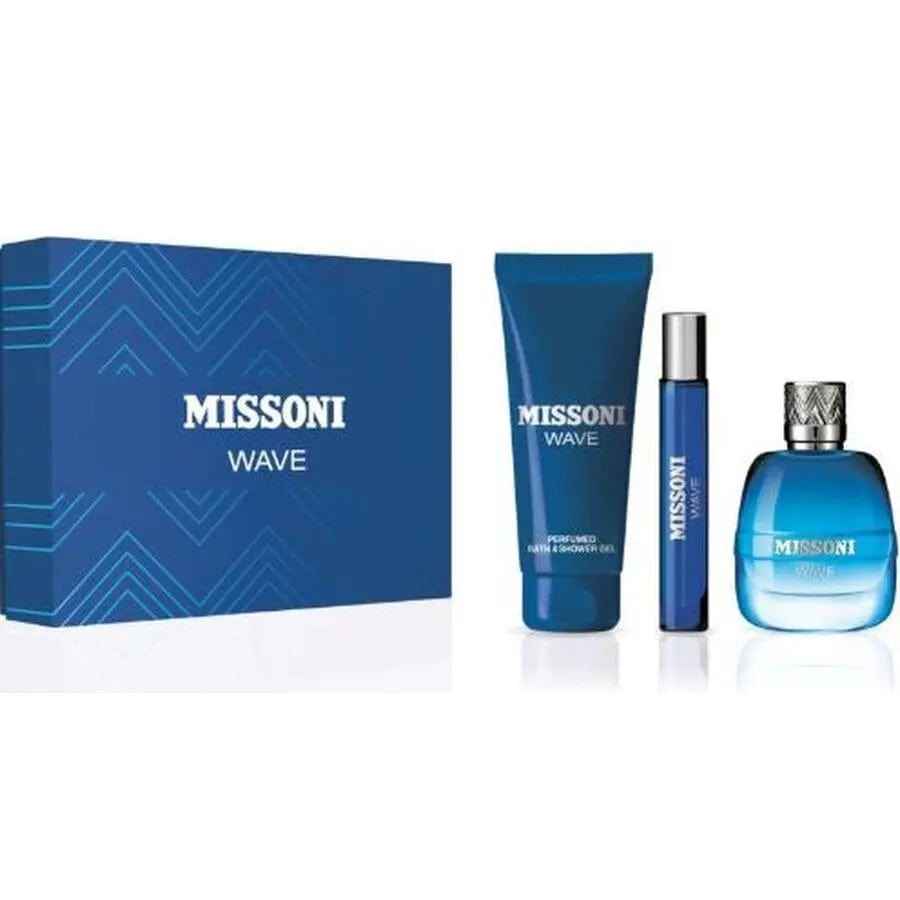 Wave By Missoni For Men EDT Spay (3pc Gift Set) - DestGlow