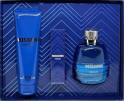 Wave By Missoni For Men EDT Spay (3pc Gift Set) - DestGlow