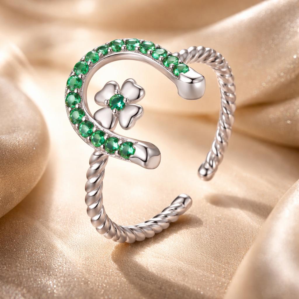 925 Sterling Silver Plated Platinum CZ Ring for Women by Bids.com