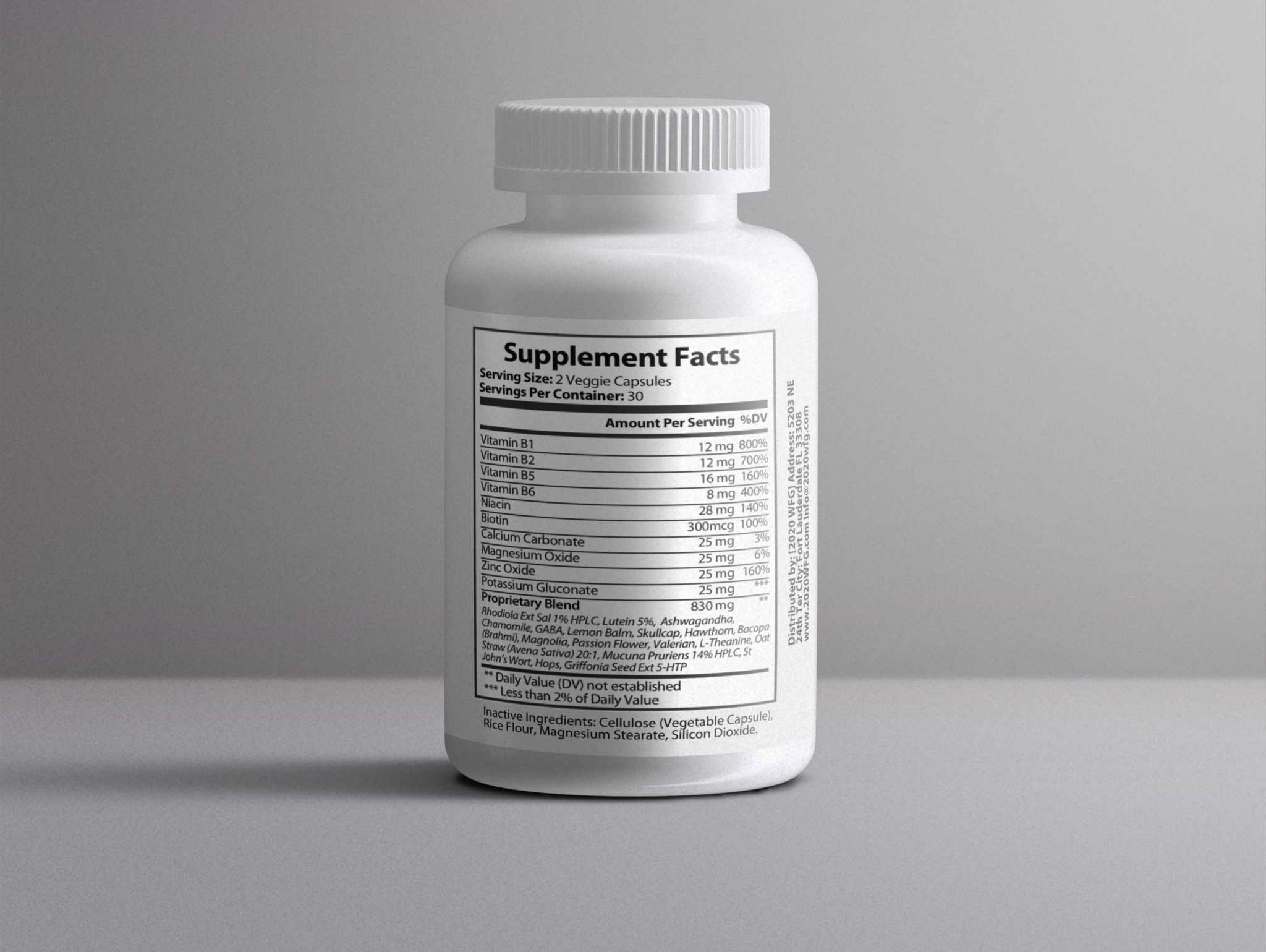 NOXALIN: Stress & Cognitive Support | 60 Capsules – L-Theanine, GABA & B-Complex for Calm Mental Clarity