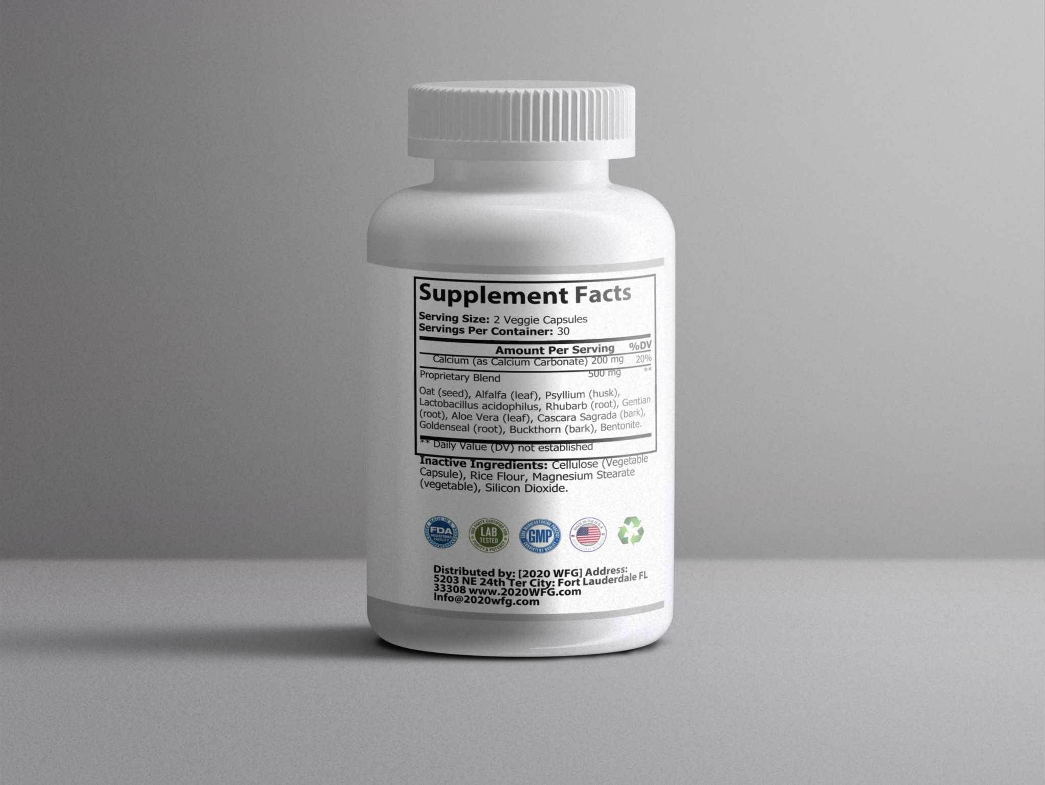 FENTRABURN: Metabolic Cleanse Support | 60 Capsules – Psyllium Husk, Probiotics & Botanical Blend for Appetite Management by 2020WFG