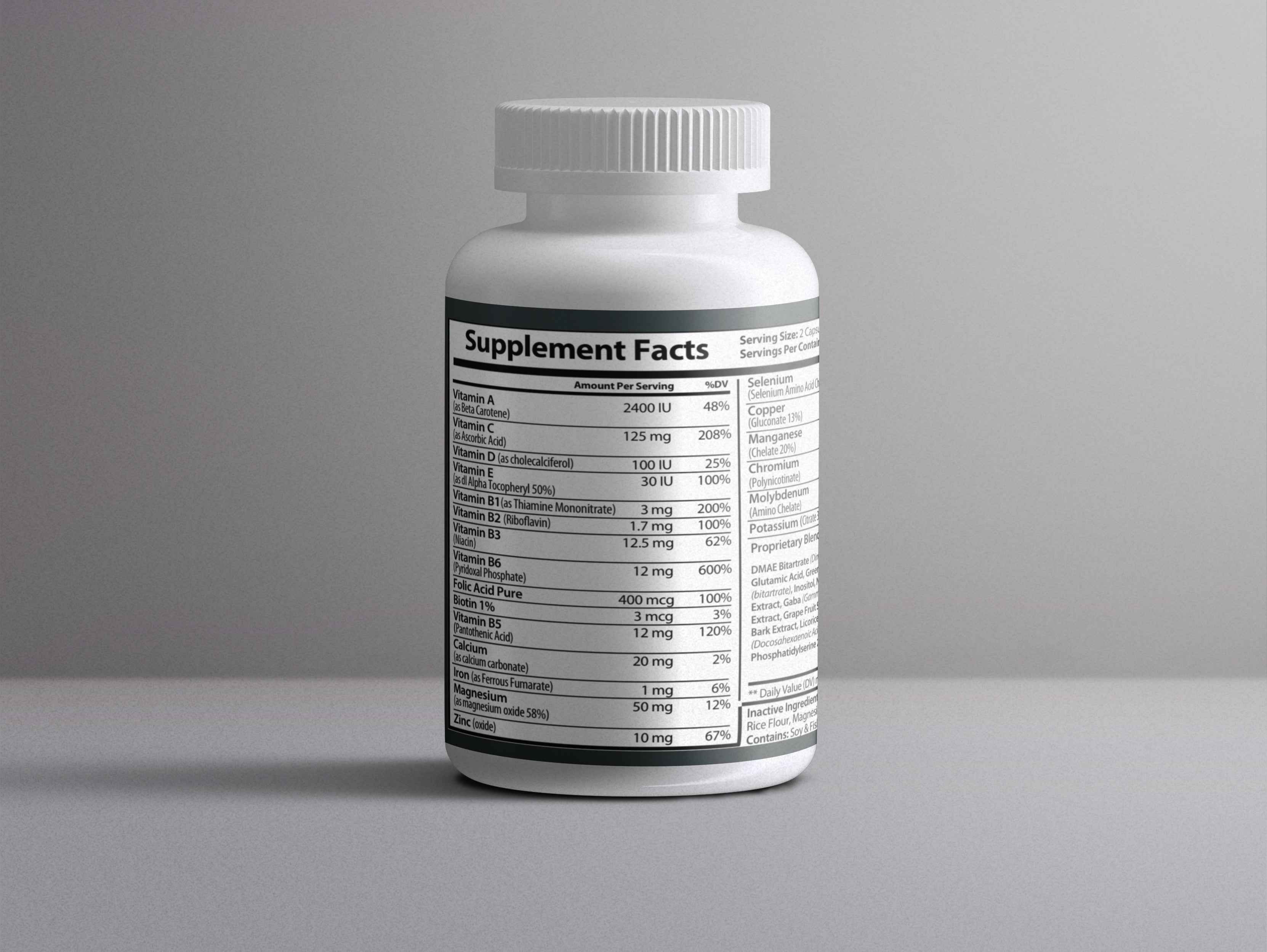 ALERTIQ: Cognitive Support | 60 Capsules – Focus Complex with L-Theanine, Bacopa & Natural Energy