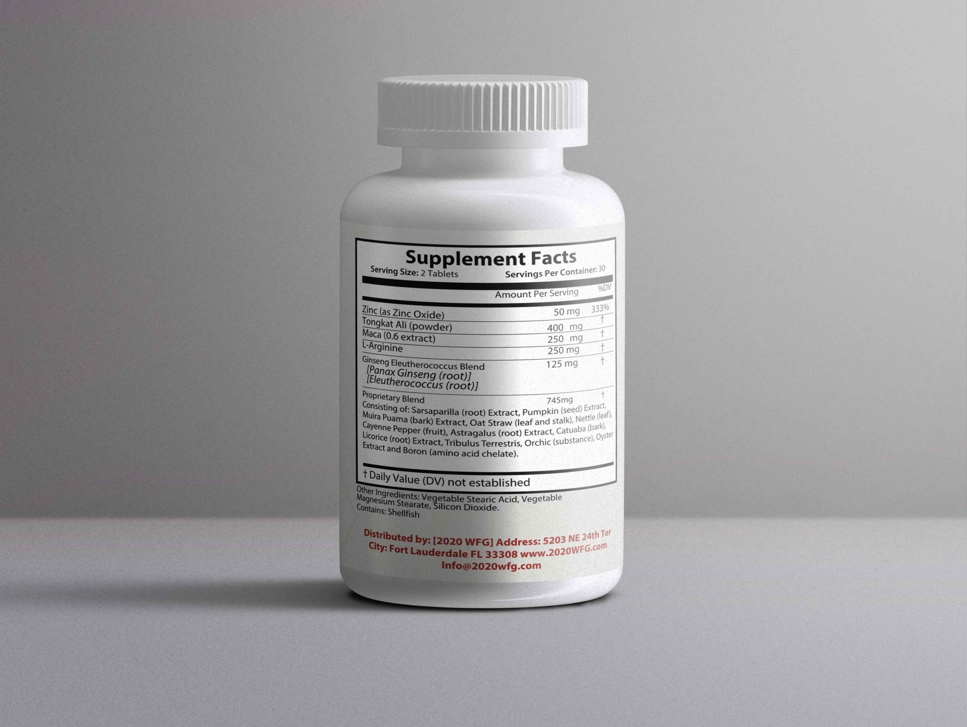 ALPHATEX: Hardcore Testosterone Support | Muscle Growth Drive Tablets for Men (60 Count)