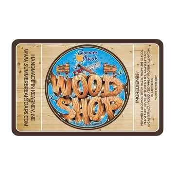 Summer Break Soaps Woodshop Aftershave 4oz