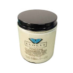 Classic 9oz Jam Jar Crystal Soy Candle - Praline Cinnamon Bun (Red Jasper & Clear Quartz)