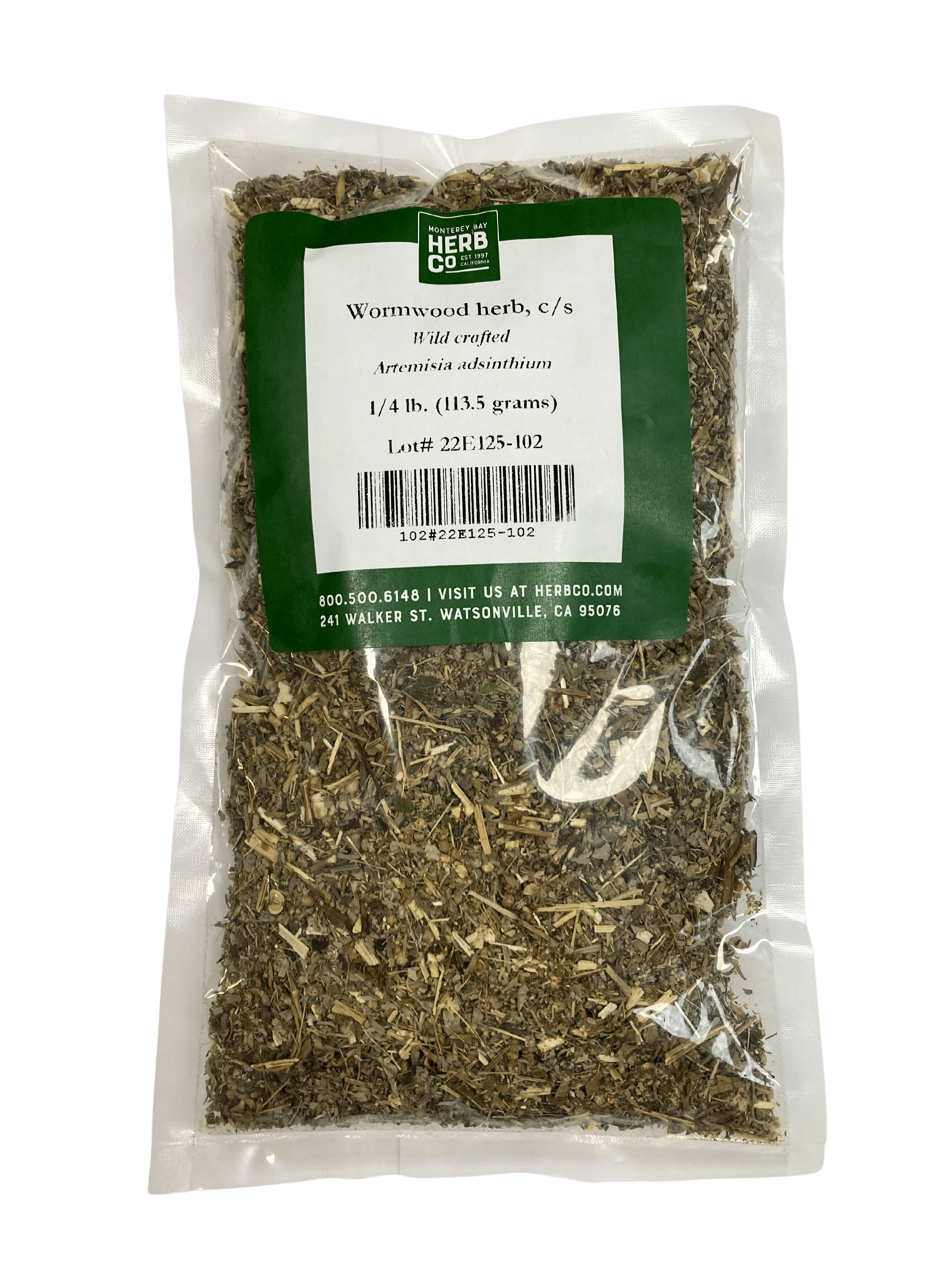 Wormwood Herb, Cut, Sifted by Country Life Natural Foods