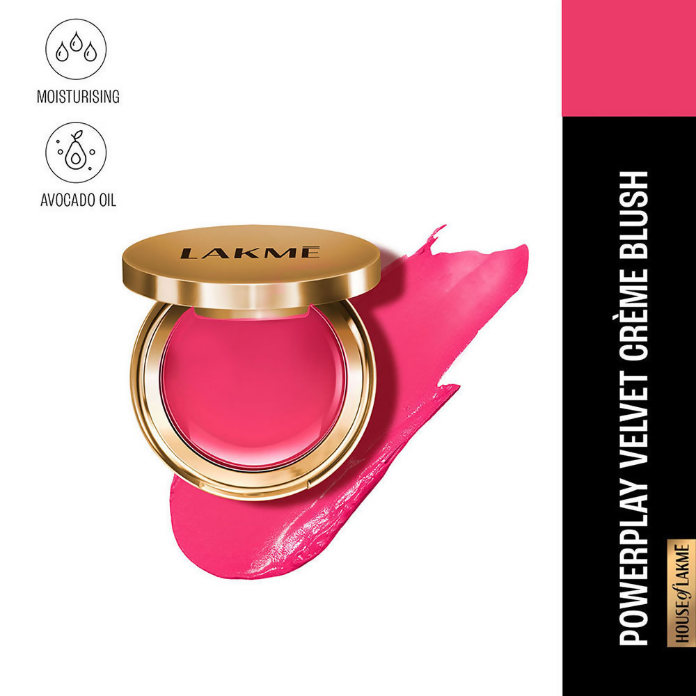 Lakme 9 to 5 Powerplay Velvet Creme Blush - Pink Rose