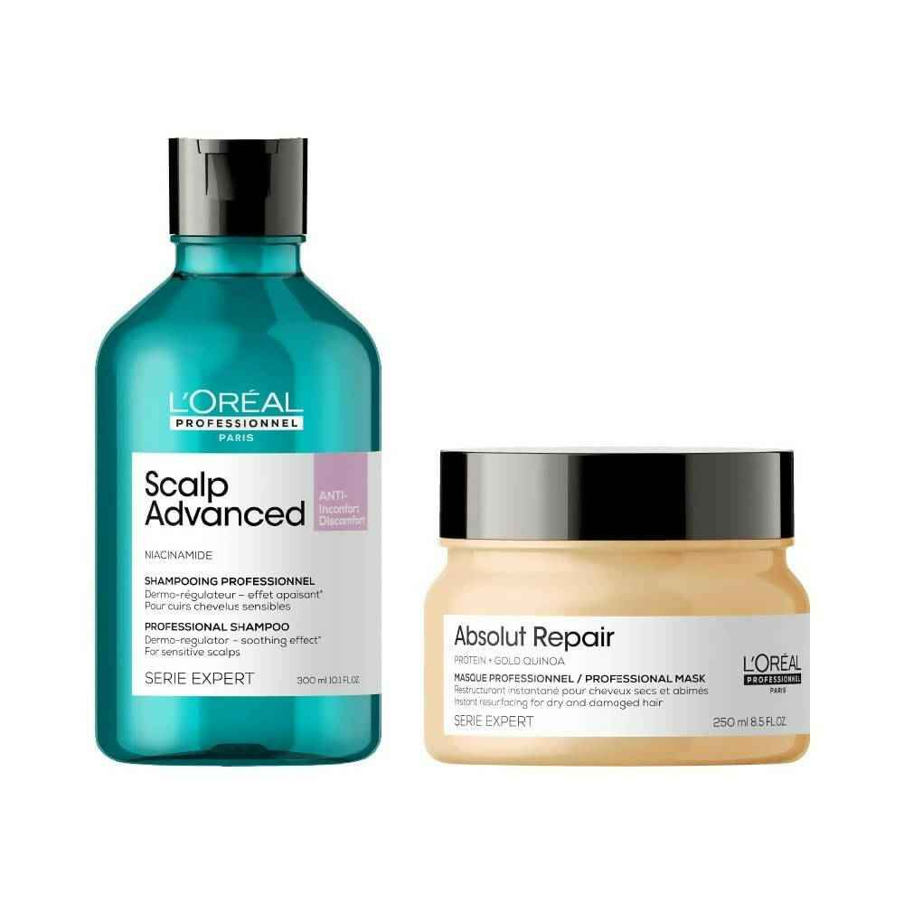 L’Oréal Paris Scalp Advanced Anti Discomfort Shampoo & Absolute Repair Hair Mask