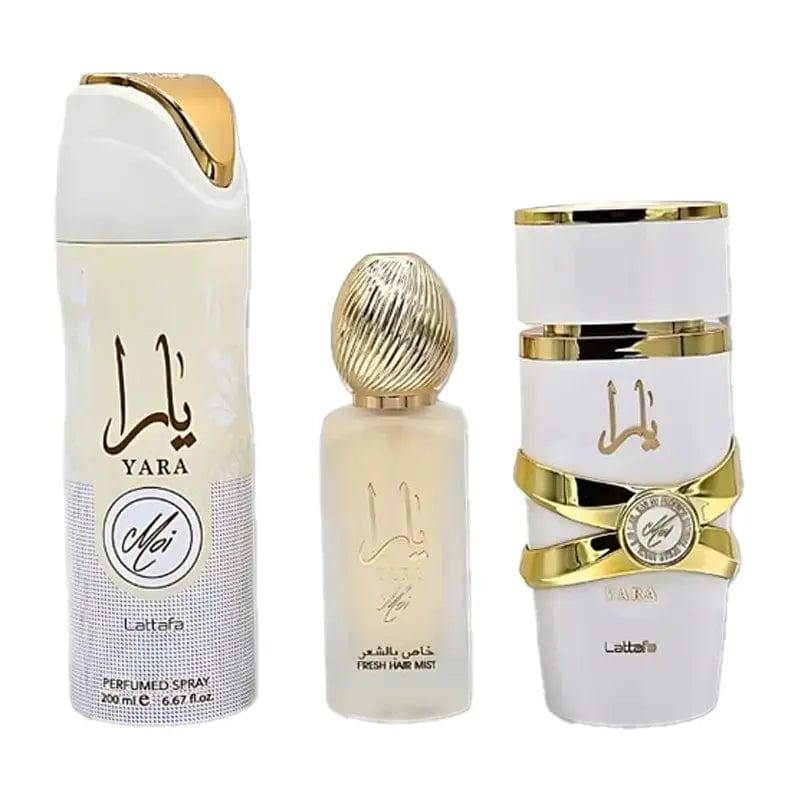 Yara Moi By Lattafa For Women EDT Spray (3pc Git Set) by perfumesandrea