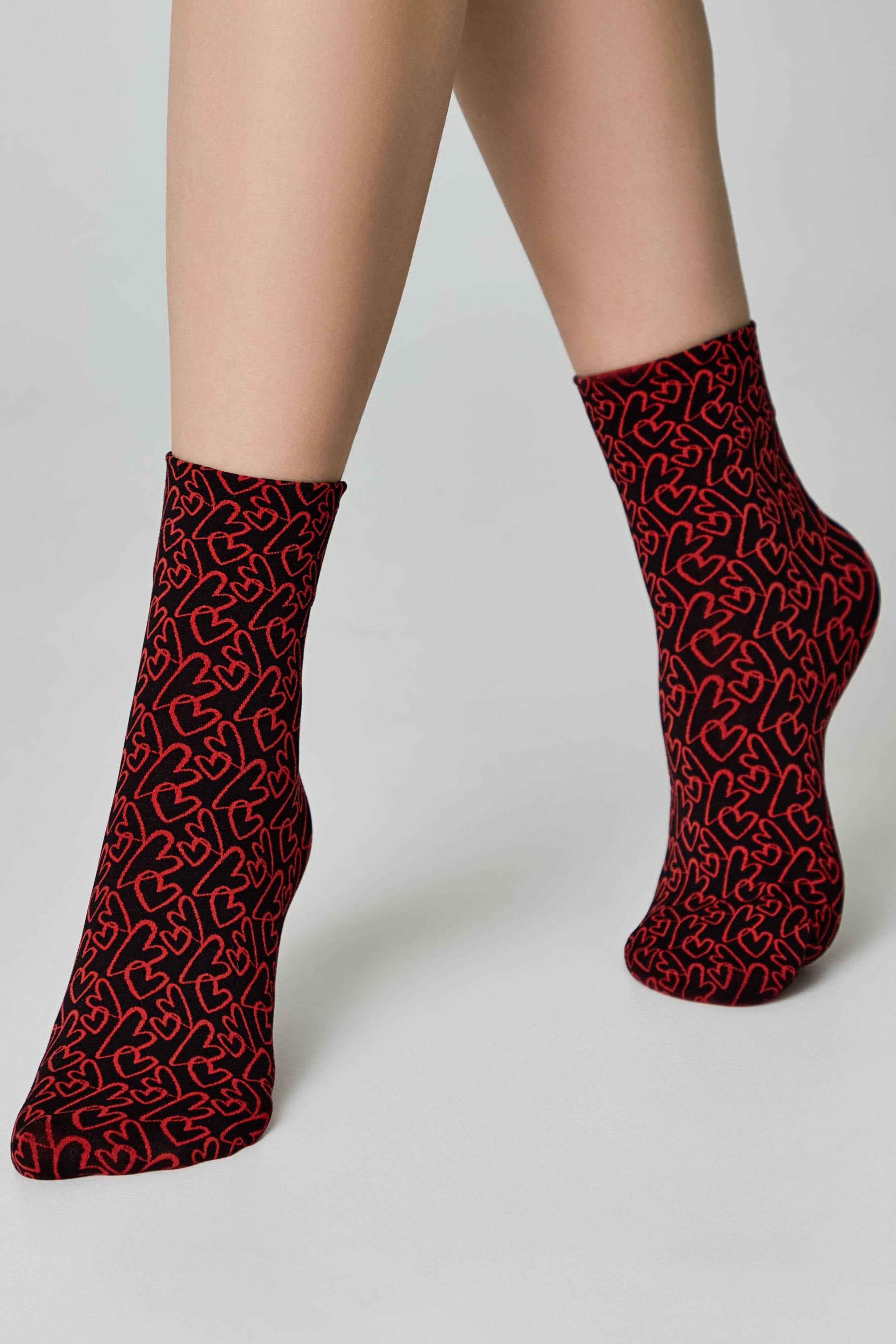 Dense Socks Conte Fantasy - "Love" Designs
