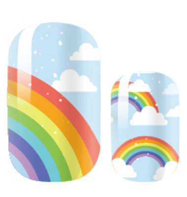 Rainbow Bright by Candied Nails