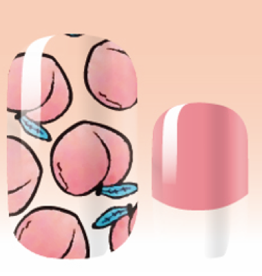 Peaches and Cream by Candied Nails