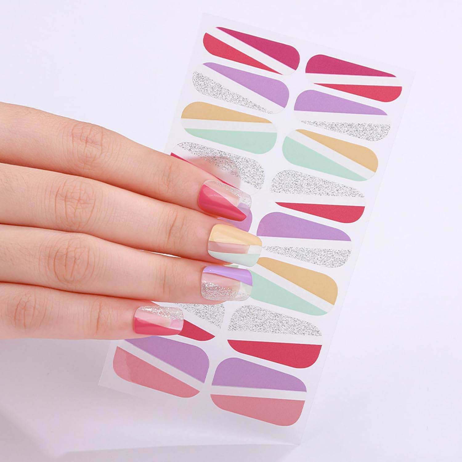 Razzle Dazzle Gel Nails by Candied Nails