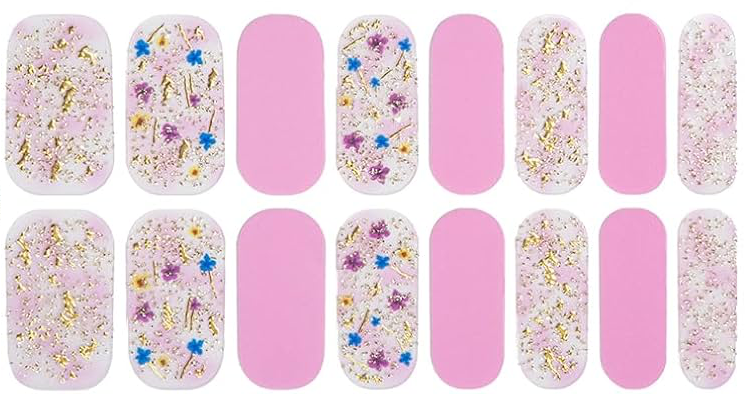 Cotton Candy Gel Nails by Candied Nails