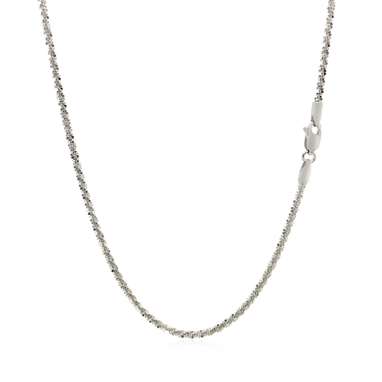 14k White Gold Sparkle Chain 1.5mm by Bids.com