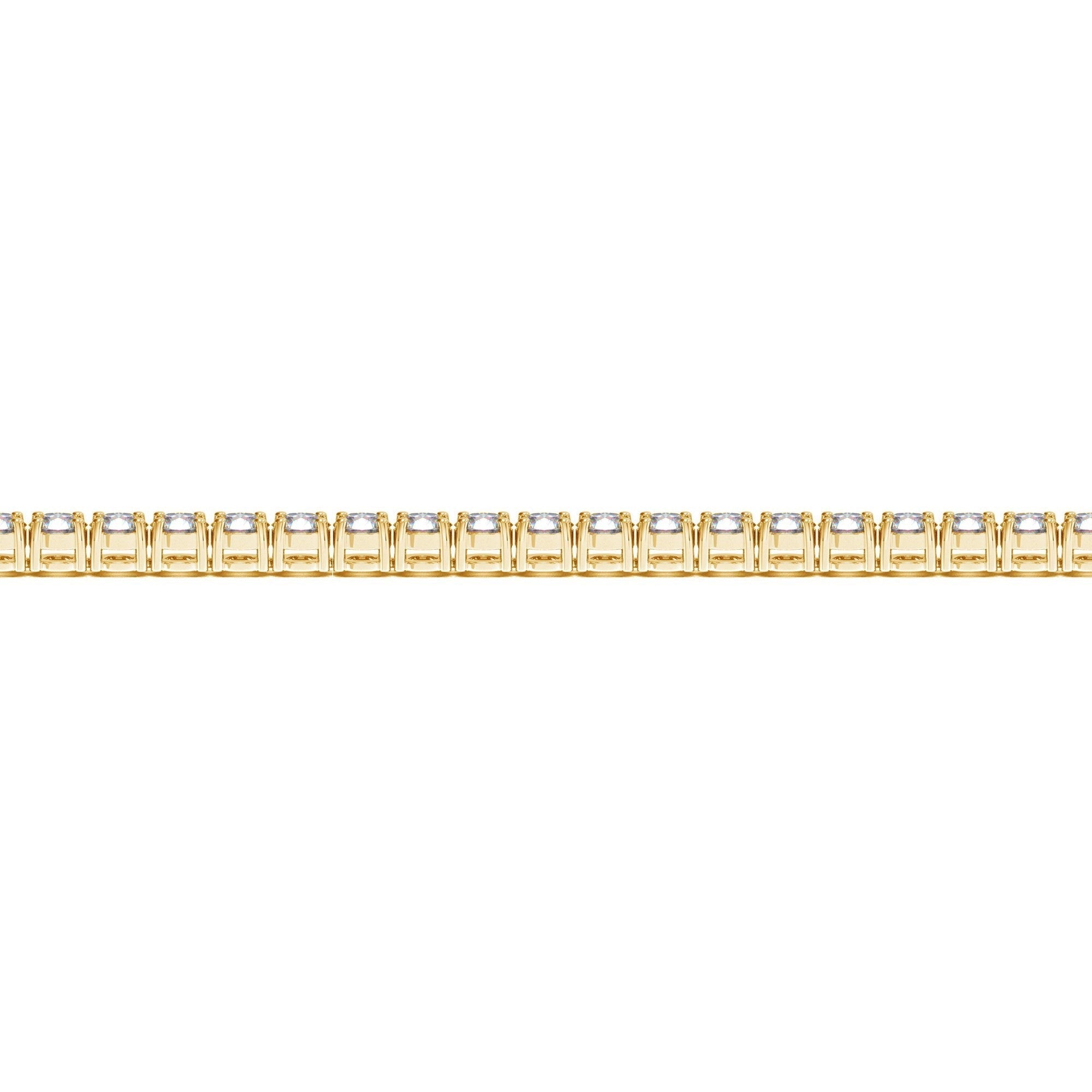 Lab Grown Round Diamond Tennis Bracelet in 14k Yellow Gold (5 cctw F/G VS2/SI1)