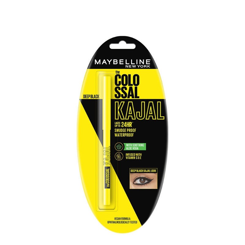 Maybelline New York Colossal Kajal,Black, 0.35g