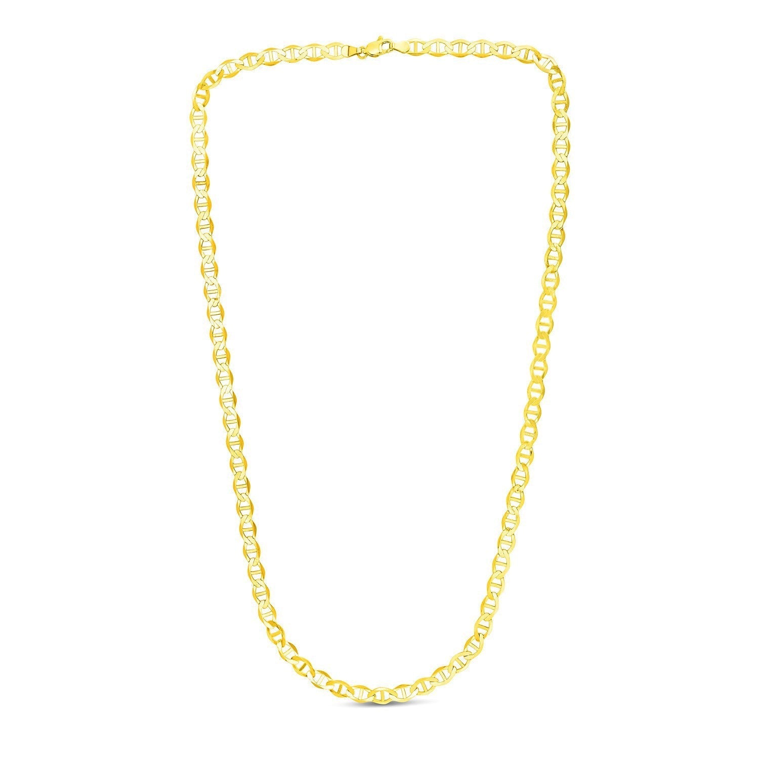 5.5mm 10k Yellow Gold Mariner Link Chain