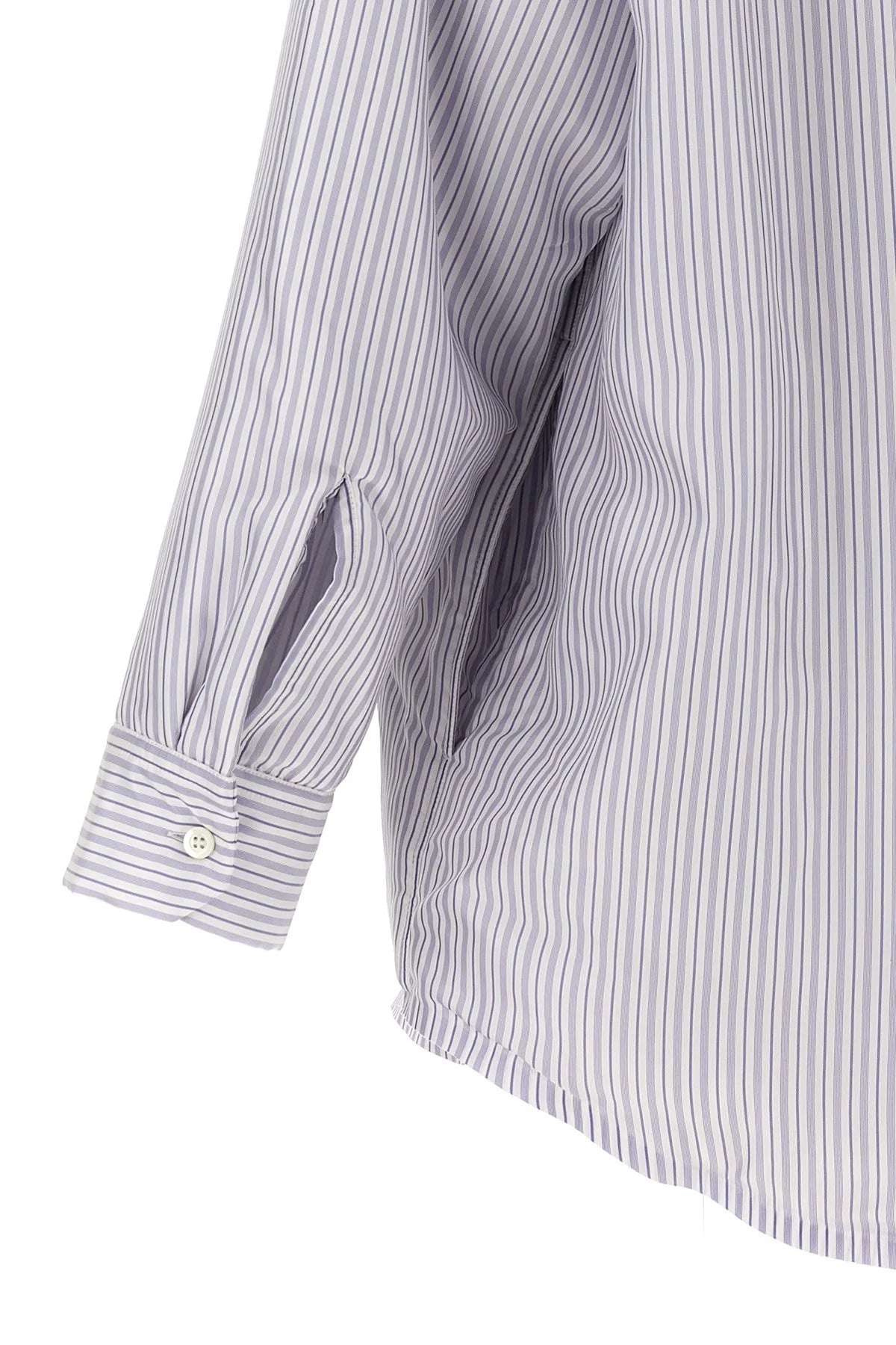 Maison Margiela Men Striped Shirt Jacket DestGlow