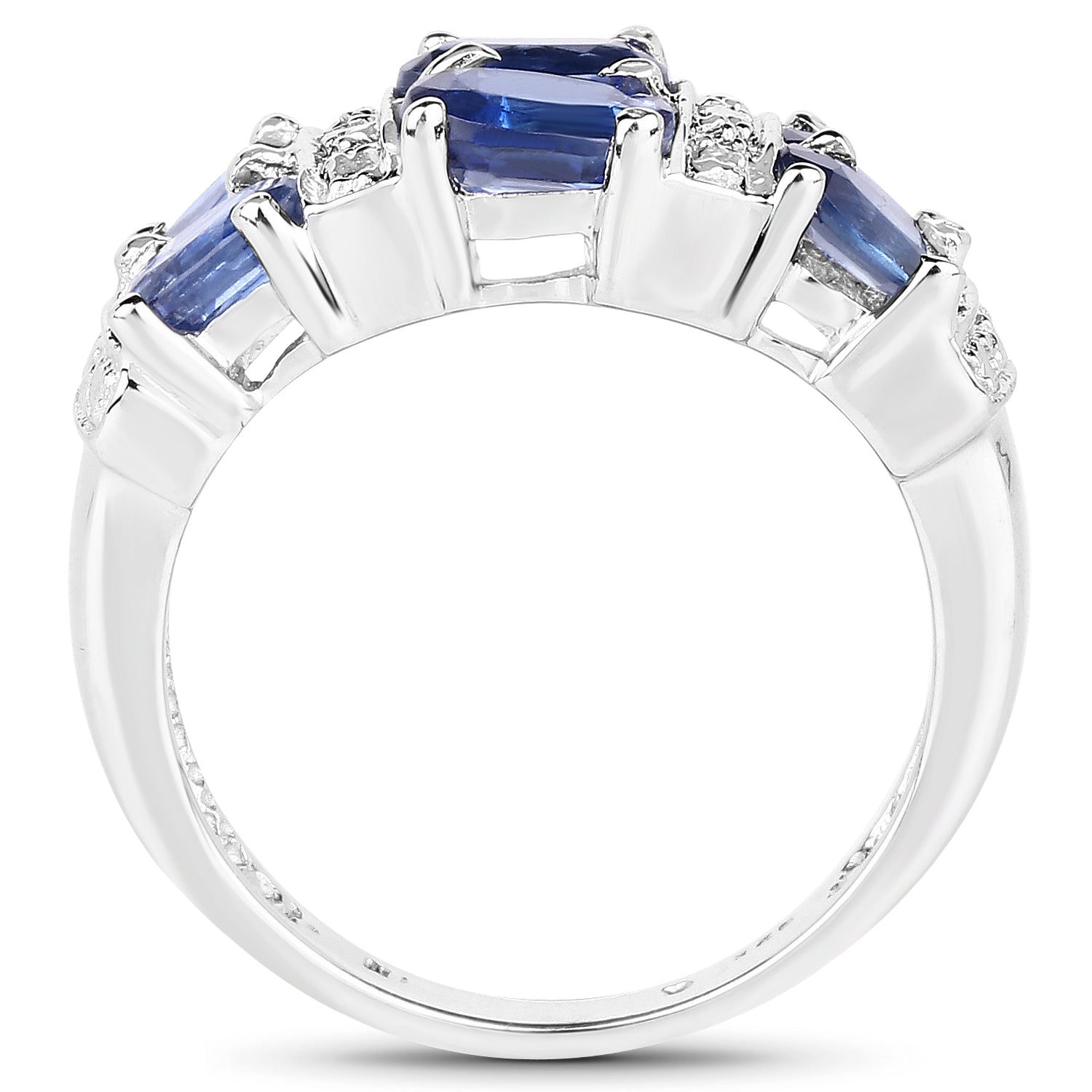 2.44 Carat Genuine Kyanite .925 Sterling Silver Ring by Bids.com