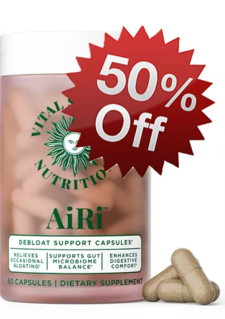 Debloat Support Capsules -AiRi- Vital Source Nutrition DestGlow
