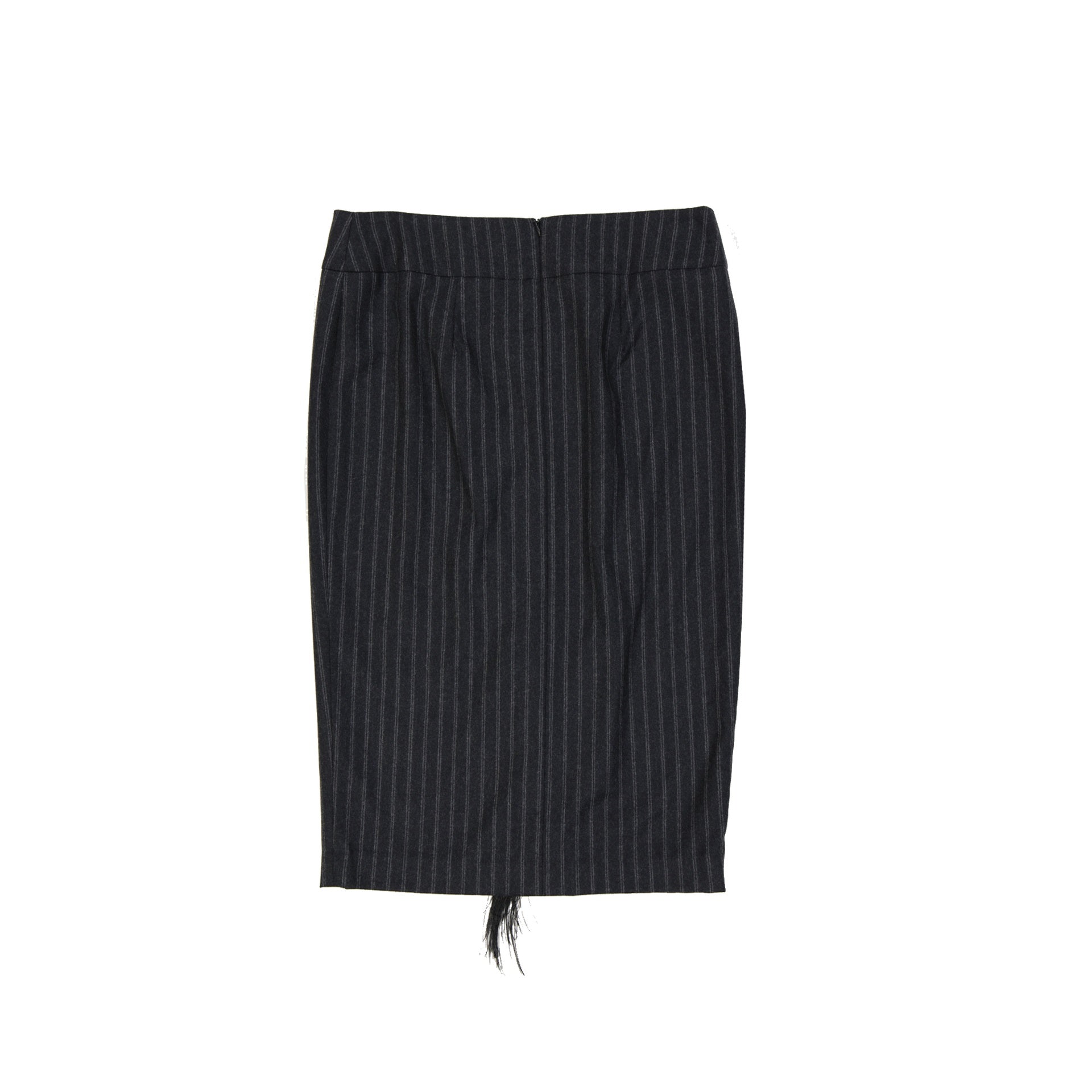 Brunello Cucinelli Wool Striped Skirt Women DestGlow