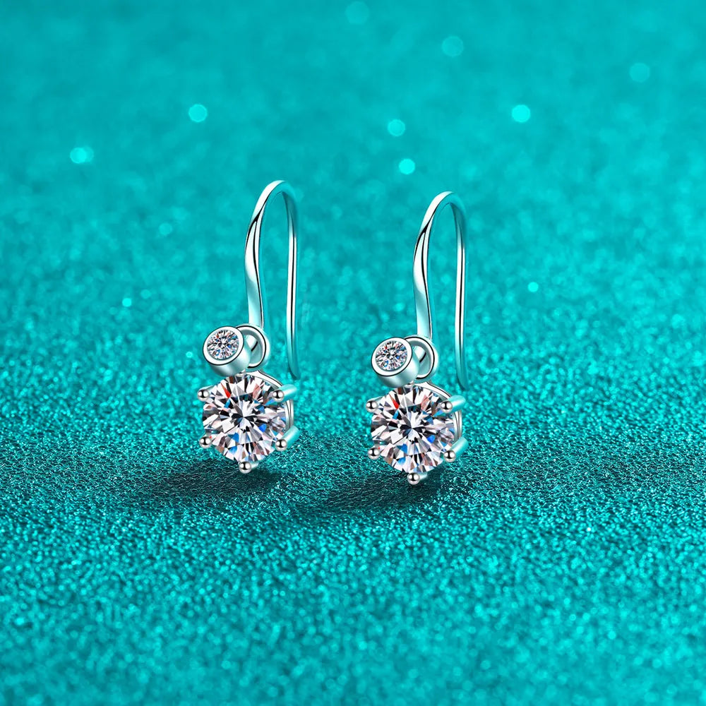 2 Carat Sparkala™ 925 Sterling Silver Earrings by Sparkala