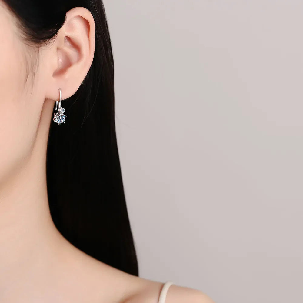 2 Carat Sparkala™ 925 Sterling Silver Earrings by Sparkala
