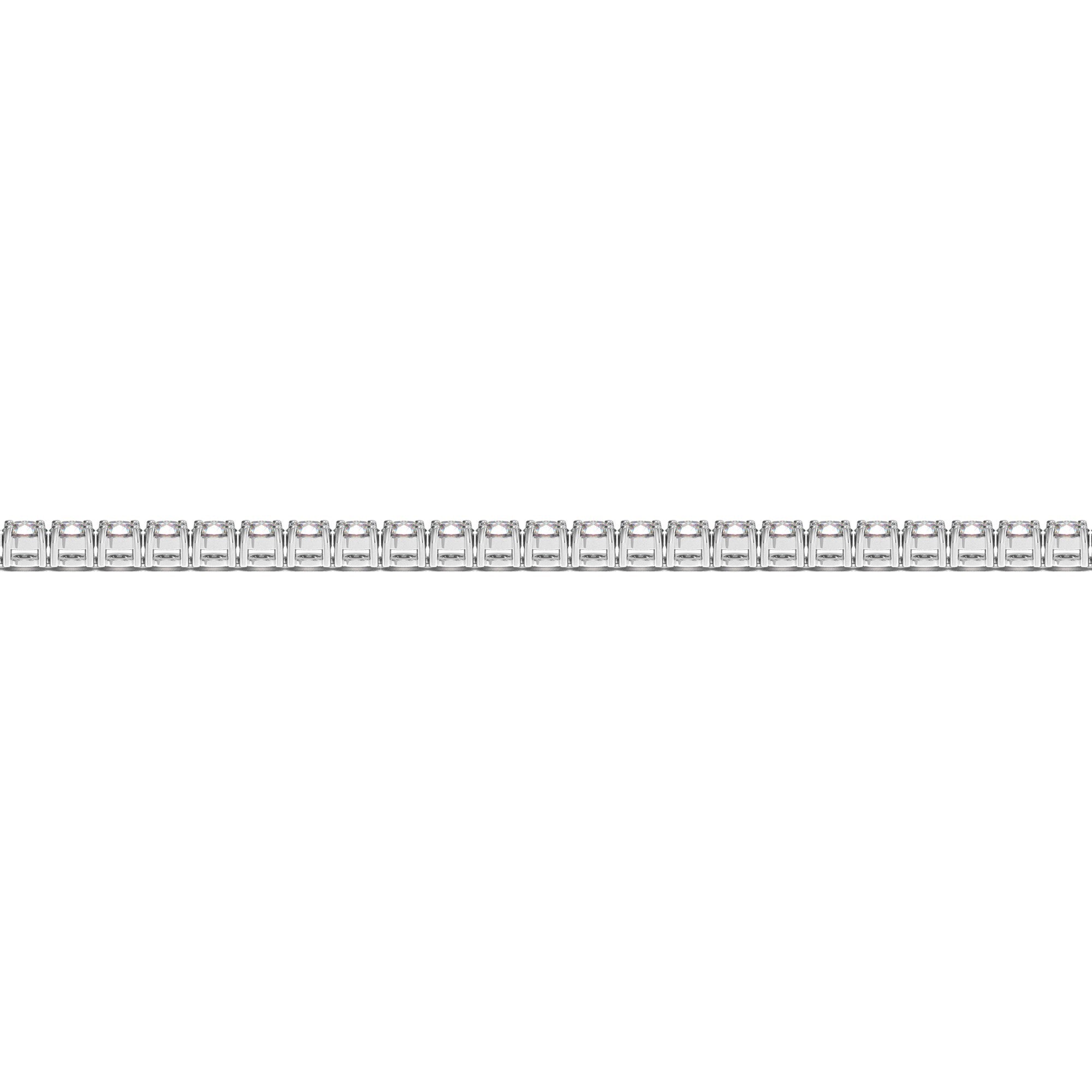 Lab Grown Round Diamond Tennis Bracelet in 14k White Gold (2 cctw F/G VS2/SI1) by Bids.com