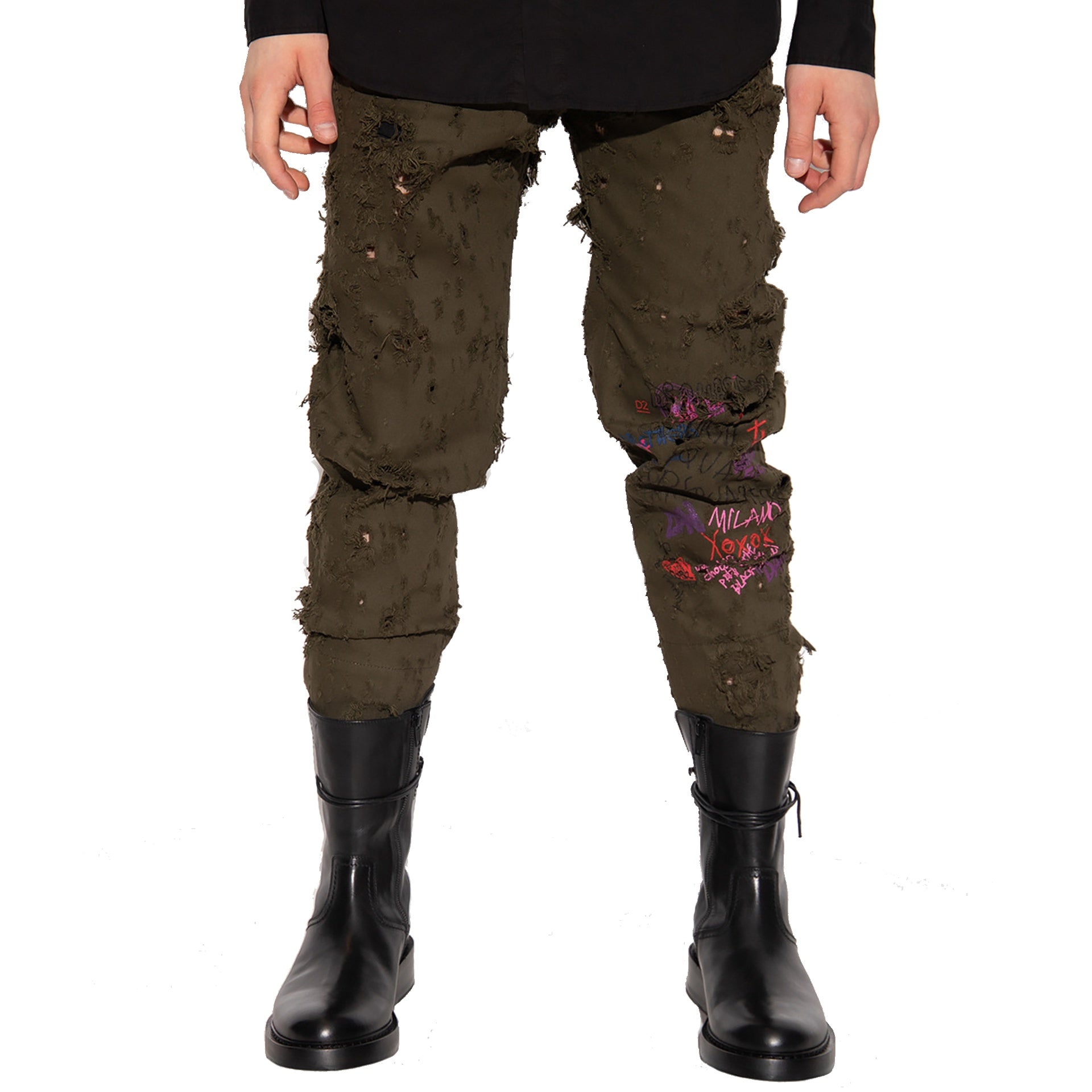 Dsquared2 €˜Aviator’ Relaxed-Fitting Trousers Men DestGlow
