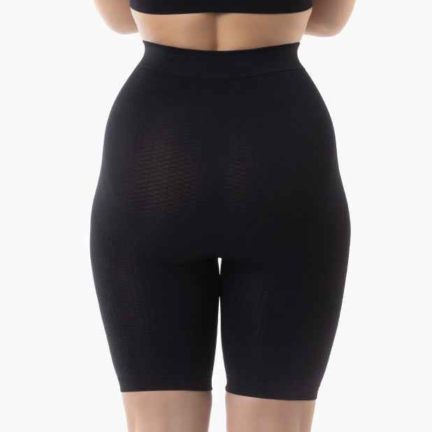 Buttlifting shapewear shorts with anti-cellulite control