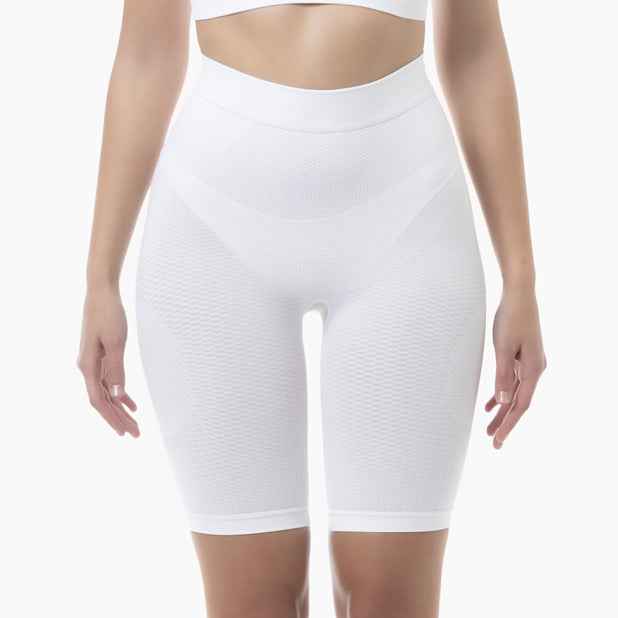 Buttlifting shapewear shorts with anti-cellulite control